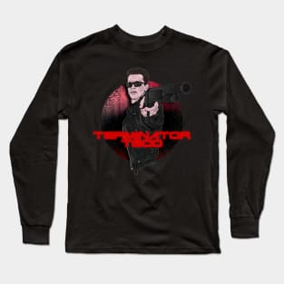 terminator t800 arnie Long Sleeve T-Shirt